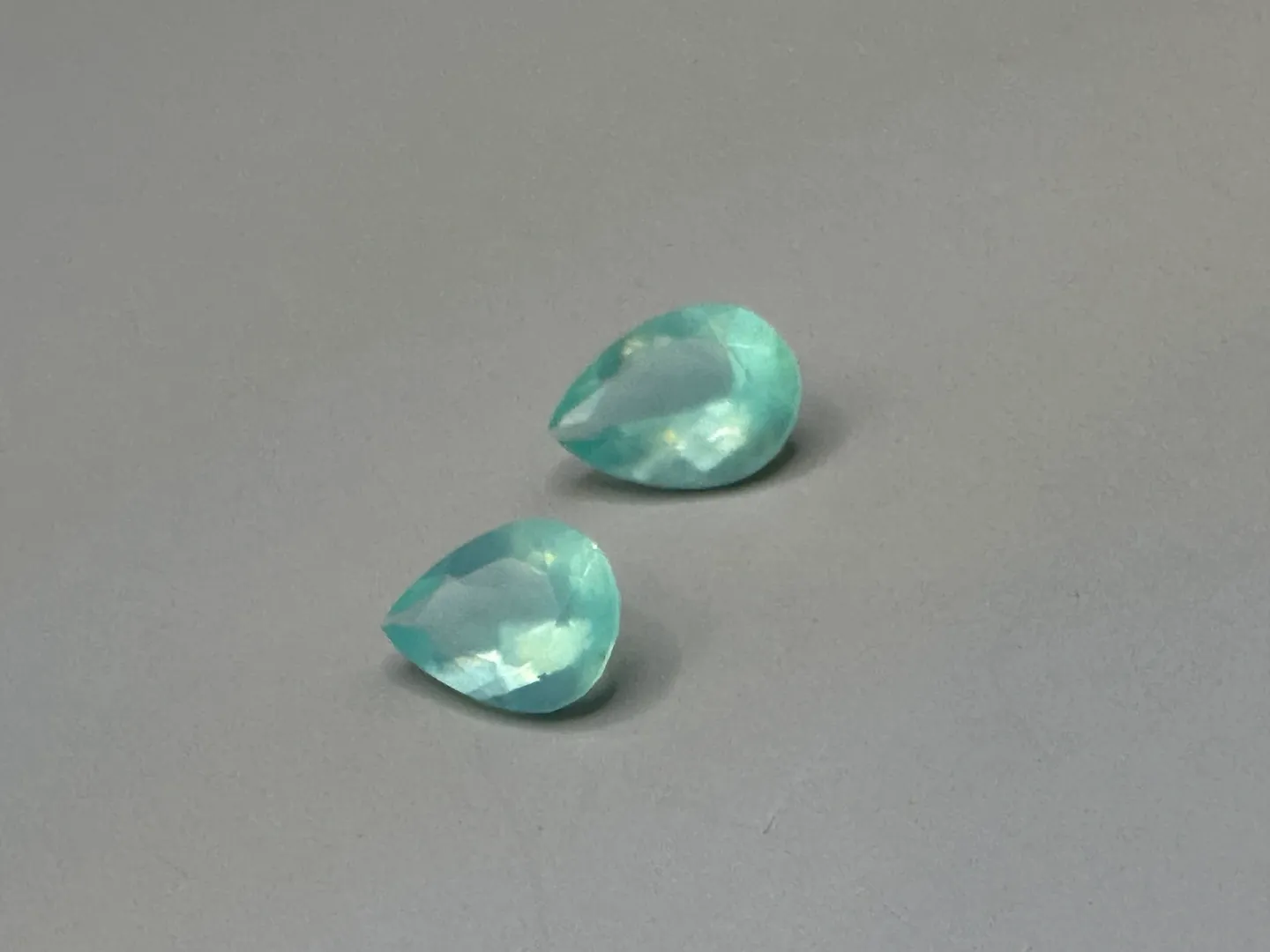 Peruvian Blue Opal pair of pears